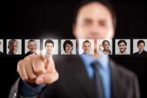 Employer choosing the right people